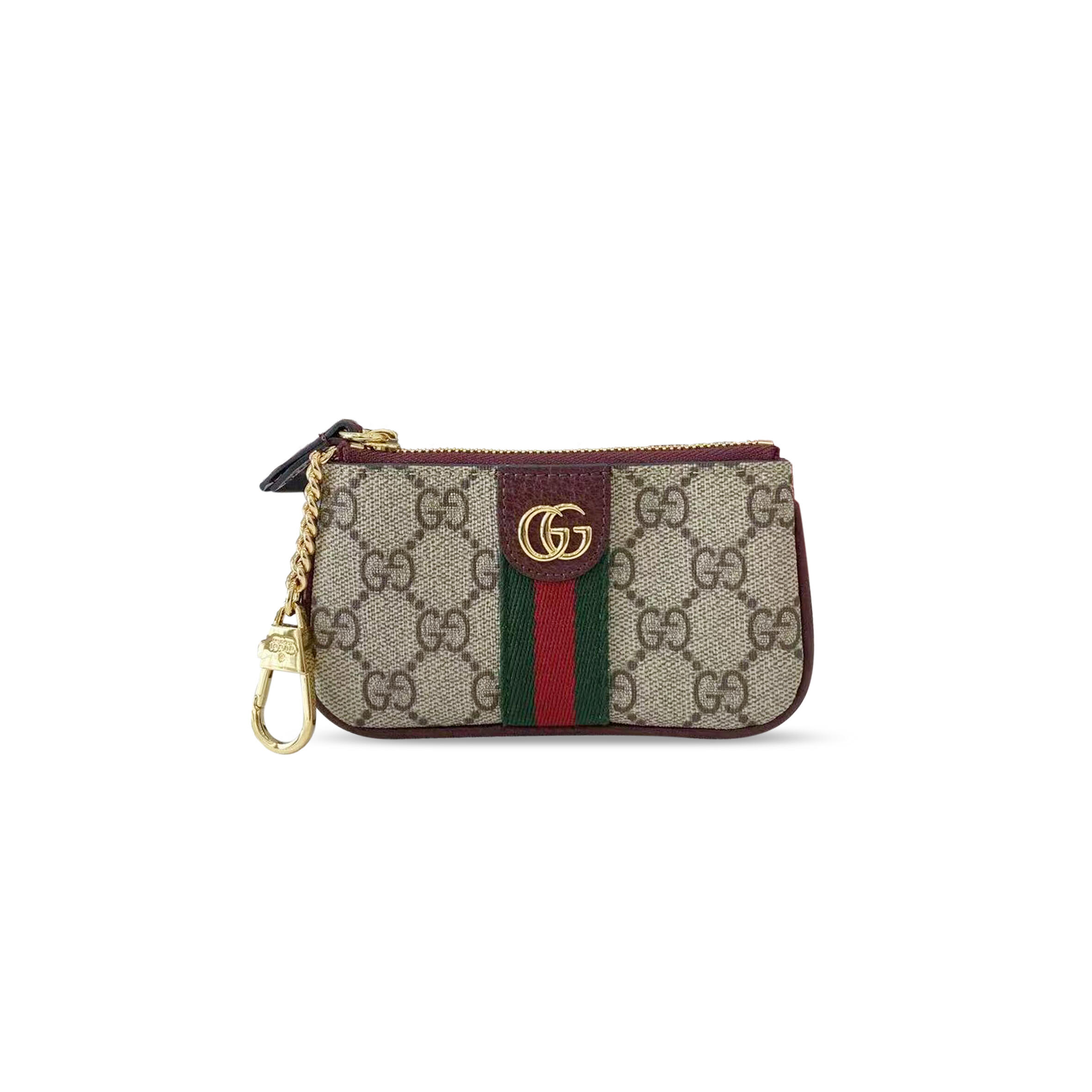 GUCCI OPHIDIA ZIP KEY POUCH 838466 (13.5*7.5*1cm)